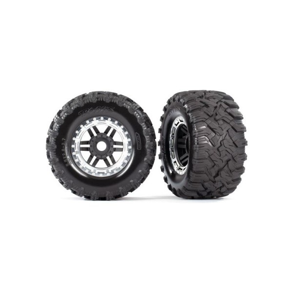 Traxxas kolo 2.8”, pneu Maxx All-Terrain, disk černo-šedý (2)