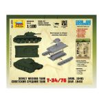 Zvezda Snap Kit - T-34/76 (1:100)