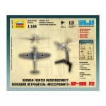 Zvezda Snap Kit - Messerschmitt Bf-109F-2 (1:144)