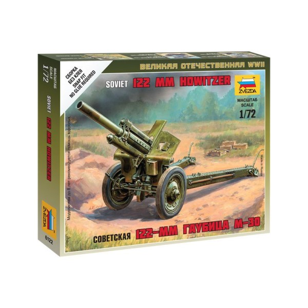 Zvezda Snap Kit - houfnice M-30 (1:72)