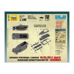 Zvezda Snap Kit - Sd.Kfz.251/1 Ausf.B (1:100)