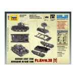 Zvezda Snap Kit - Panzer 38 (t) (1:100)