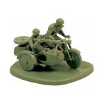 Zvezda figurky - Soviet M-72 Sidecar Motorcycle w/Crew (1:72)