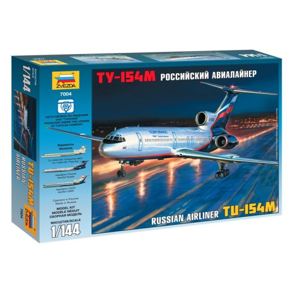 Zvezda Tupolev Tu-154M (1:144)