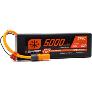 Spektrum Smart G2 LiPo 7.4V 5000mAh 100C HC IC5