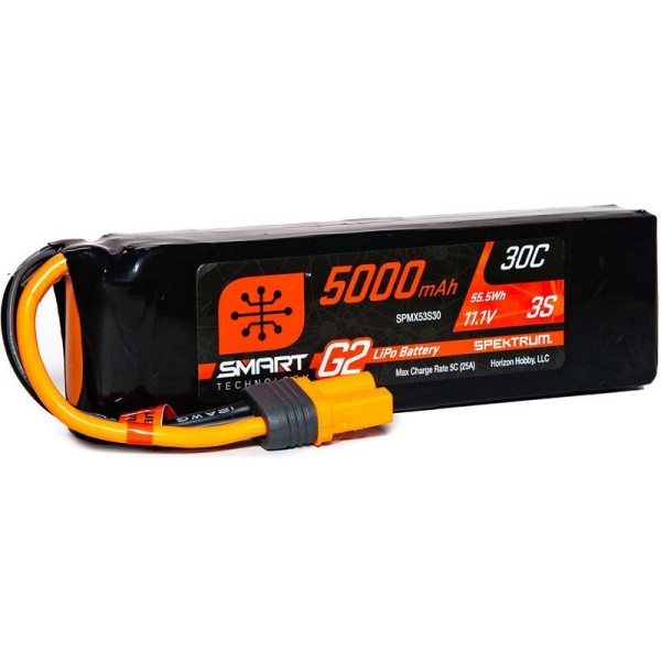 Spektrum Smart G2 LiPo 11.1V 5000mAh 30C IC5