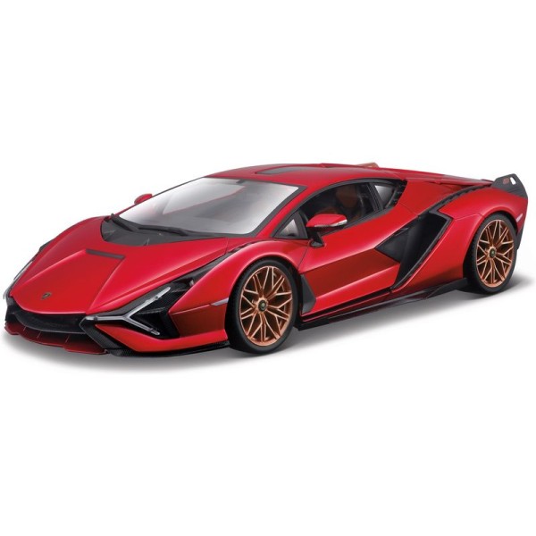 Bburago Lamborghini Sian FKP37 1:24 červená