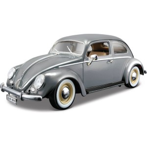 Bburago Volkswagen Käfer-Beetle 1955 1:18 stříbrná