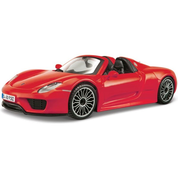 Bburago Plus Porsche 918 Spyder 1:24 červená