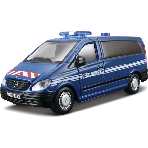 Bburago Mercedes-Benz Vito 1:50 modrá - policie