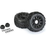 Pro-Line kolo 3.8”, pneu Badlands, disk Raid H17 černý (2)