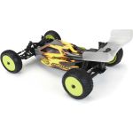 Pro-Line kolo 1:18, pneu Prism Carpet zadní, disk H8 žlutý (2) (Losi Mini-B)