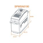 Spektrum servo A6190 8.3kg.cm 0.13s/60° MG HV 23T