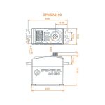 Spektrum servo A6190 8.3kg.cm 0.13s/60° MG HV 23T