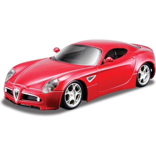 Bburago Alfa 8C Competizione 1:32 červená metalíza