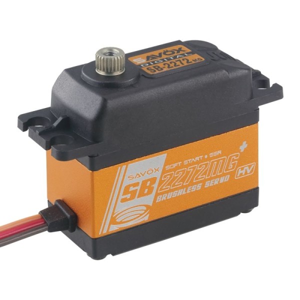 SB-2272MG+ BRUSHLESS HiVOLT Digitální servo (10kg-0,028s/60°)