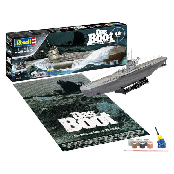 Revell U-96 Das Boot 40. výročí (1:144) (giftset)