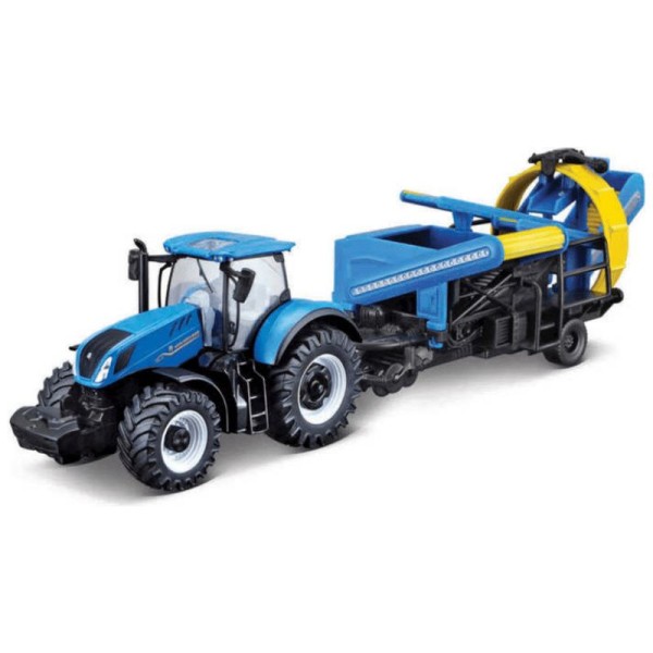 Bburago New Holland T7.315 s kultivátorem