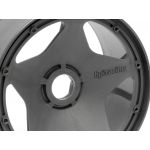 Super Star Wheel Gunmetal Rear (120X75Mm)