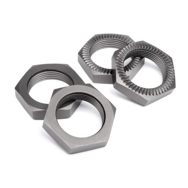 Wheel Nut 24Mm (Gunmetal/4Pcs)