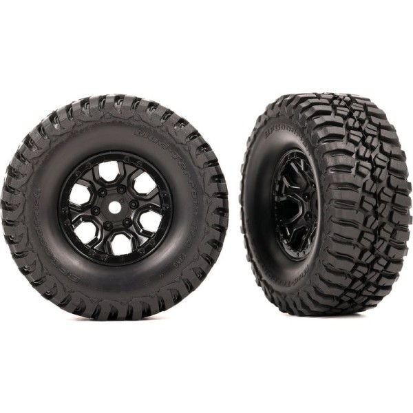 Traxxas kolo 1.0”, disk spoke, pneu BFGoodrich Mud-Terrain T/A KM3 (2)