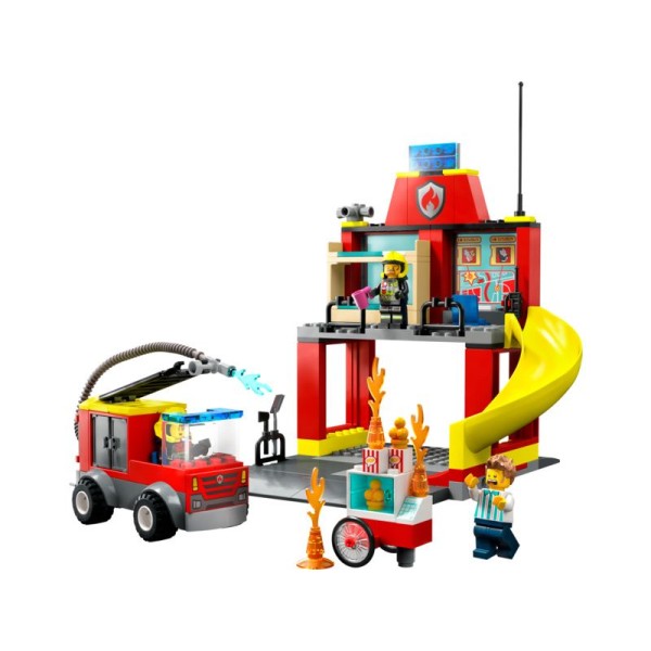 LEGO City - Hasičská stanice a auto hasičů