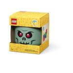 LEGO úložná hlava velká – Skeleton zelený