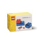 LEGO stolní box se zásuvkou Multi-Pack 3ks, modrá/červená