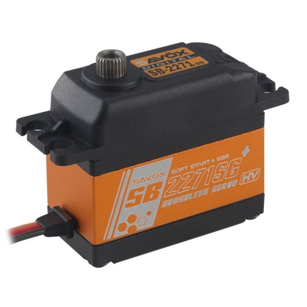 SB-2271SG+ BRUSHLESS HiVOLT Digitální servo (25kg-0,055s/60°)