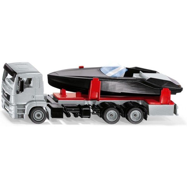 SIKU Super - MAN LKW s člunem 1:50