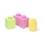 LEGO úložné boxy Multi-Pack 3ks pastelové