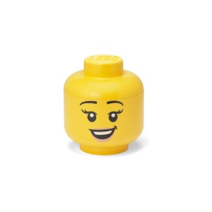 LEGO Storage Head small - šťastná dívka