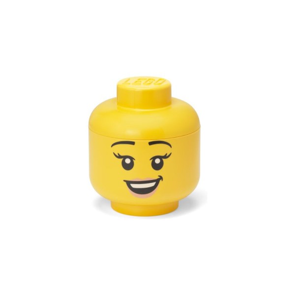 LEGO Storage Head small - šťastná dívka