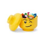 LEGO Storage Head small - šťastná dívka