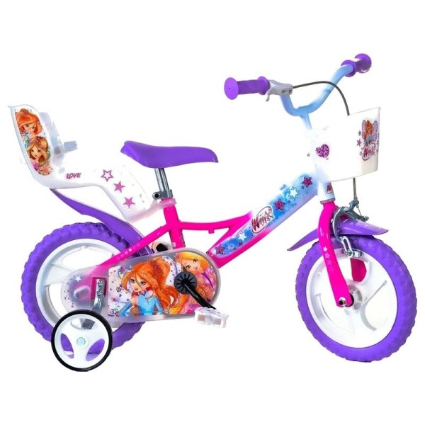 DINO Bikes - Dětské kolo 12” Winx