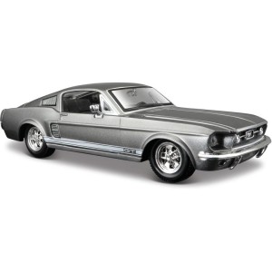 Maisto Ford Mustang GT 1967 1:24 šedá metalíza