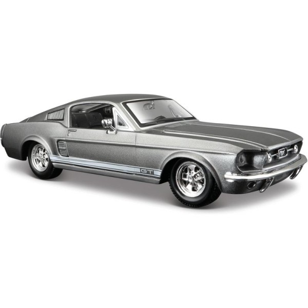 Maisto Ford Mustang GT 1967 1:24 šedá metalíza