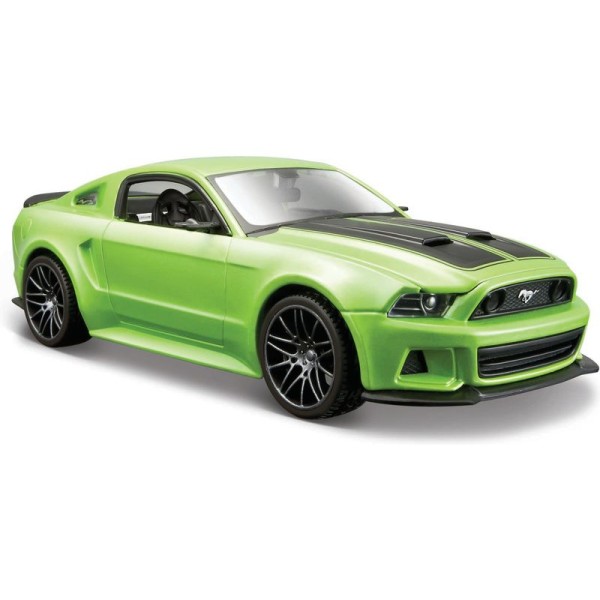 Maisto Ford Mustang Street Racer 2014 1:24 matná zelená