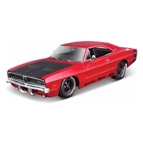 Maisto Dodge Charger R/T 1969 Classic Muscle 1:25 červená