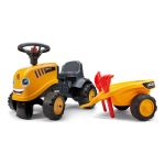 FALK - Dětské odrážedlo Baby JCB s vlečkou, lopatkou a hrabičkami