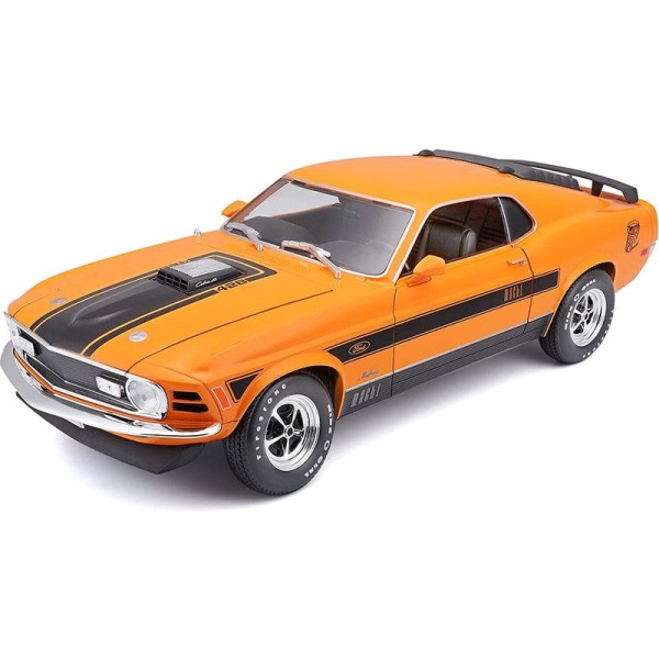 Maisto Ford Mustang Mach 1 1970 1:18 oranžová