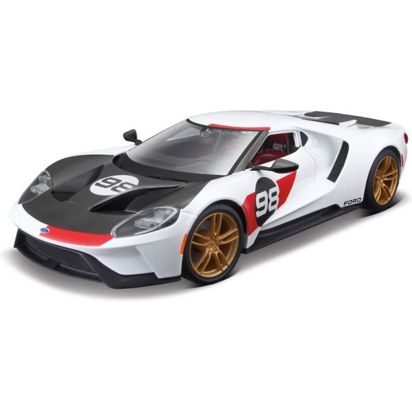 Maisto Ford GT Heritage 2021 1:18 bílá