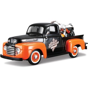 Maisto Ford F-1 Pickup 1948 s FLH Duo Glide 1958 1:24