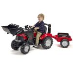 FALK - Šlapací traktor Case IH Puma 240CVX s nakladačem a vlečkou