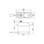 SC-0254MG+ Digitální servo (7,2kg-0,14s/60°)