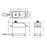 B-06 ANALOG servo (6,5kg-0,11s/60°)