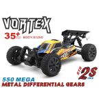 HSP Vortex 1/10 2,4 GHz Brushed Buggy, Oranžová