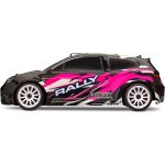 Traxxas Rally 1:18 4WD RTR červené