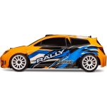 Traxxas Rally 1:18 4WD RTR červené