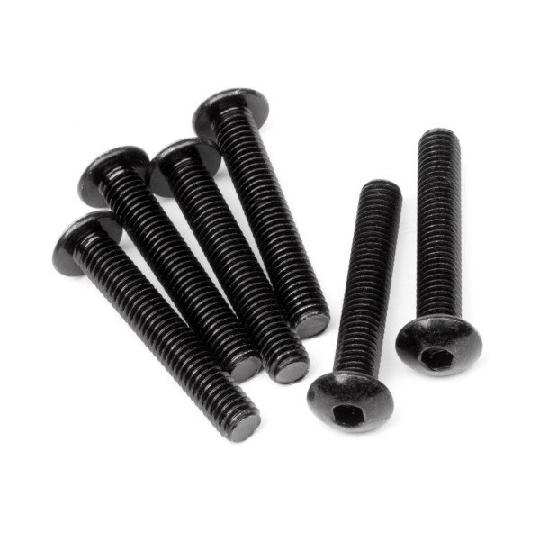 Button Head Screw M5X30Mm (Hex Socket/6Pcs)